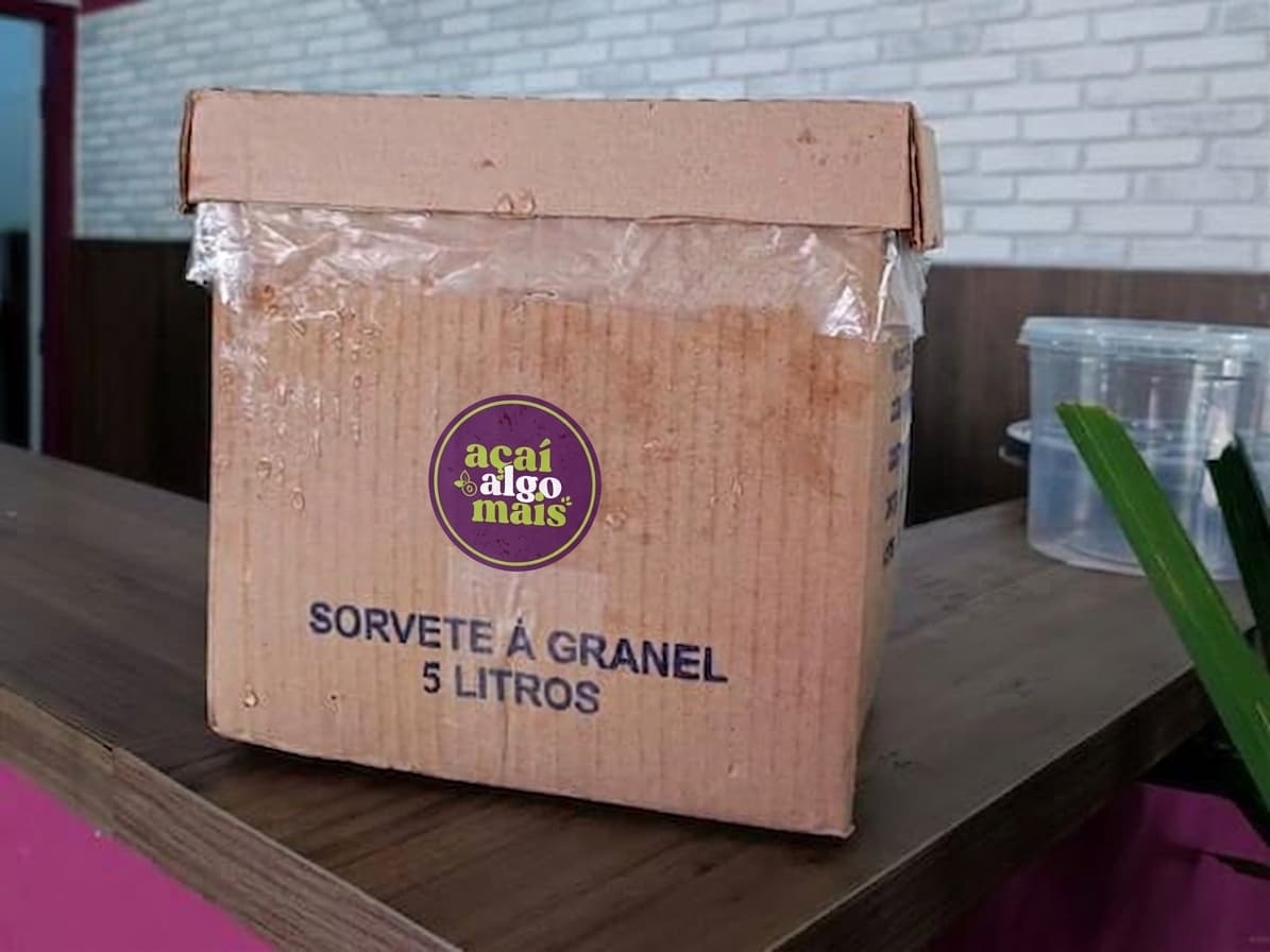 Caixa de Creme de Açaí 5 Litros