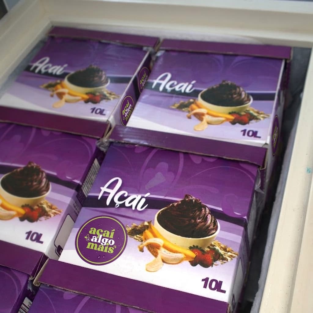 Caixa de Creme de Açaí 10 Litros
